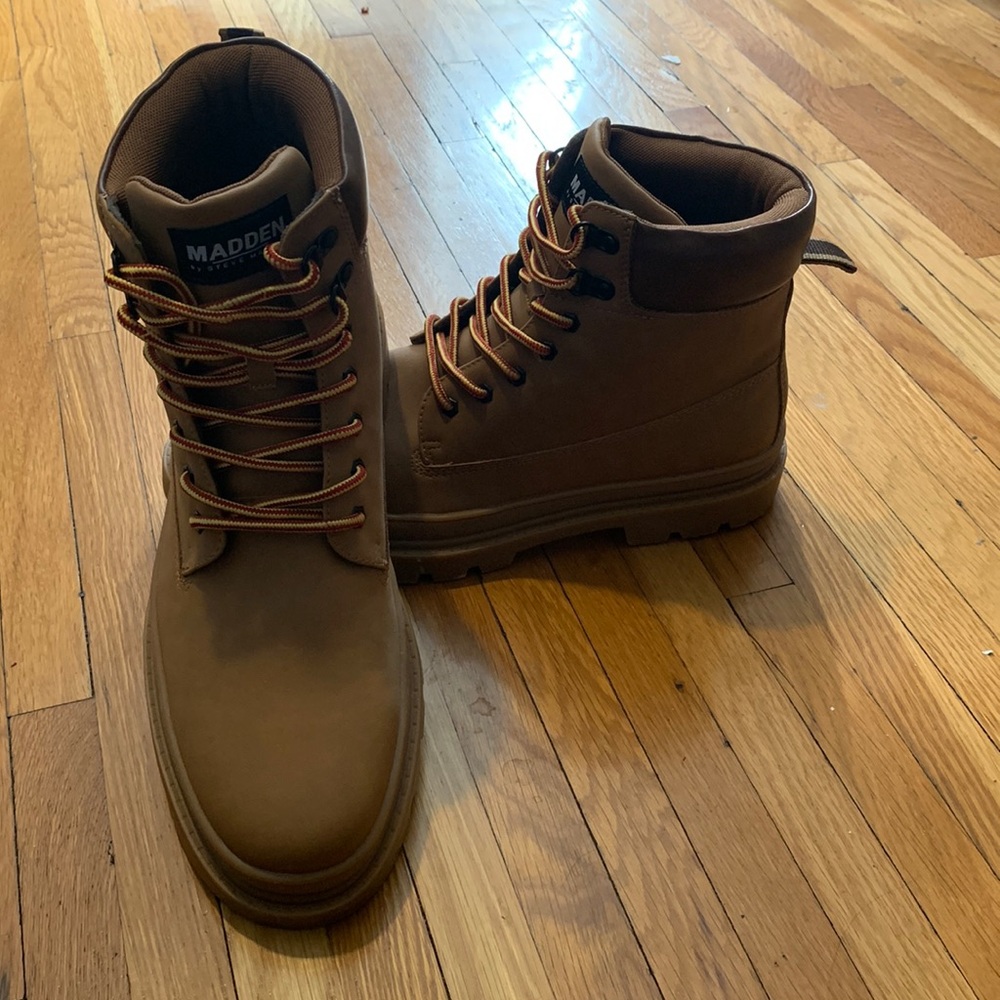 Men’s MADDEN Steve Madden Guntur Lace-Up Boots size 13